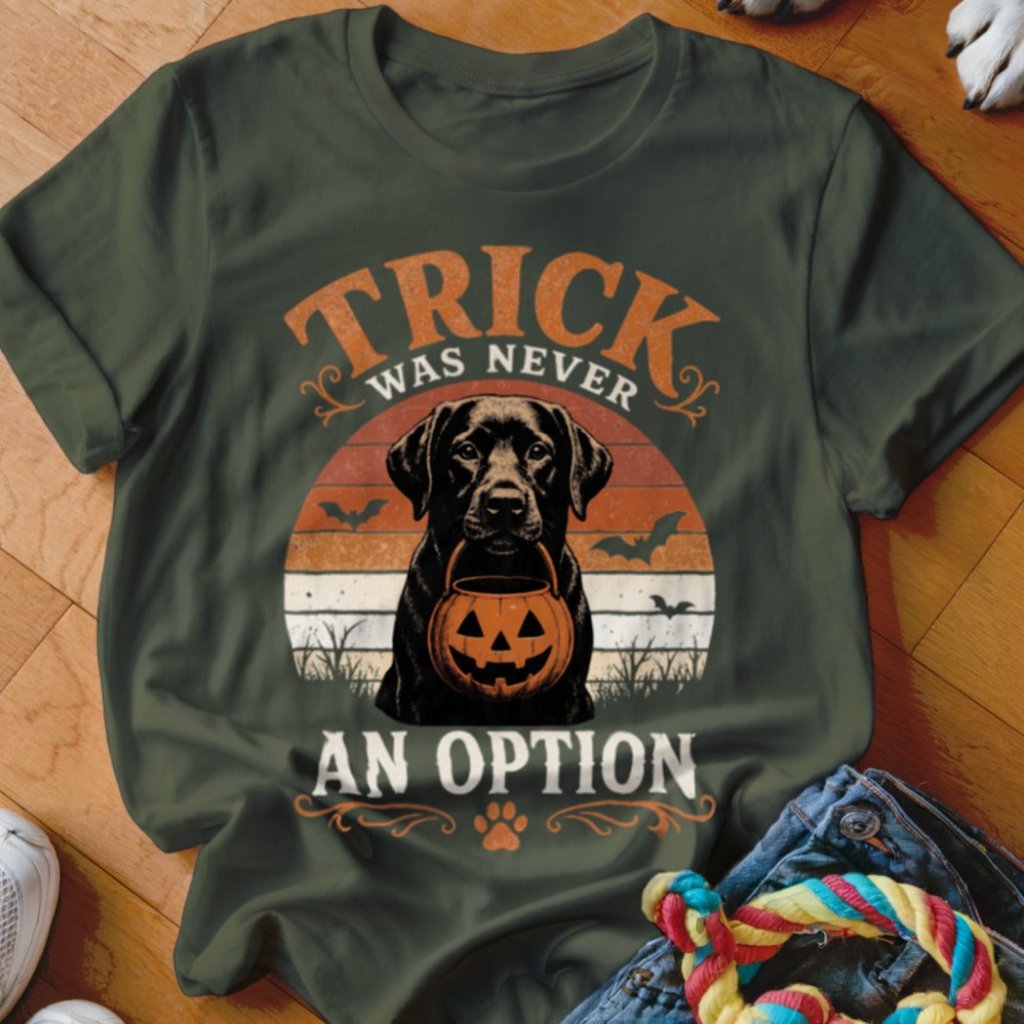 Trick Was Never An Option Shirt - The Pawsitive Initiative
