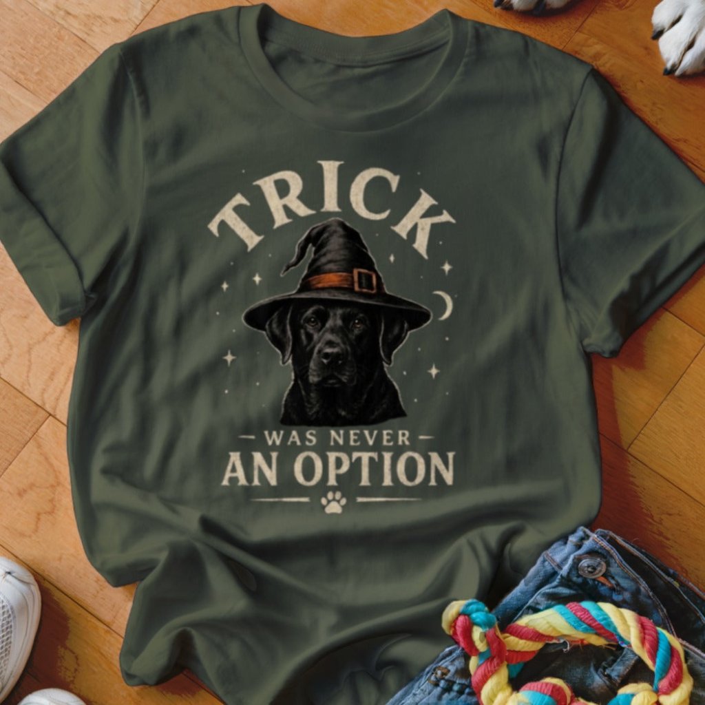Trick Was Never An Option Shirt - The Pawsitive Initiative