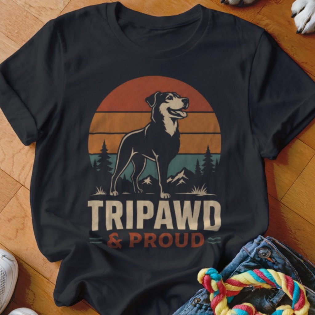Tripaws and Proud Shirt - The Pawsitive Initiative