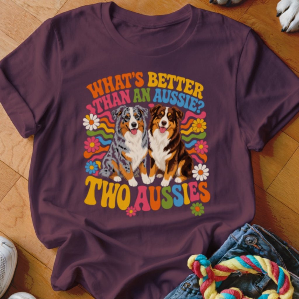 Two Aussies Shirt - The Pawsitive Initiative