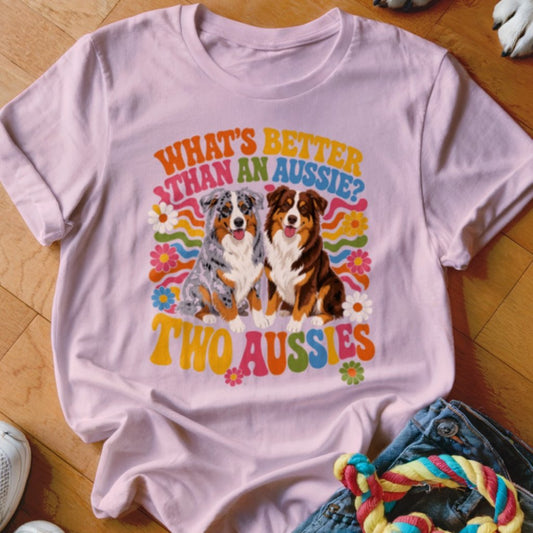 Two Aussies Shirt - The Pawsitive Initiative
