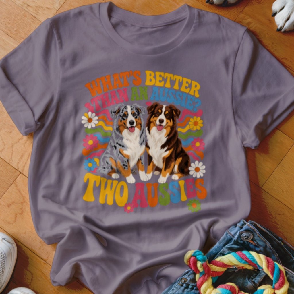 Two Aussies Shirt - The Pawsitive Initiative