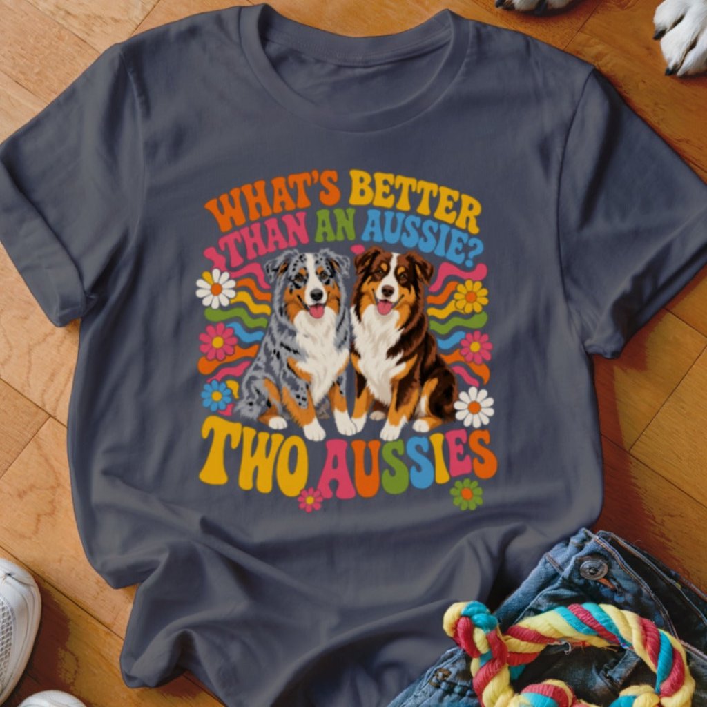 Two Aussies Shirt - The Pawsitive Initiative