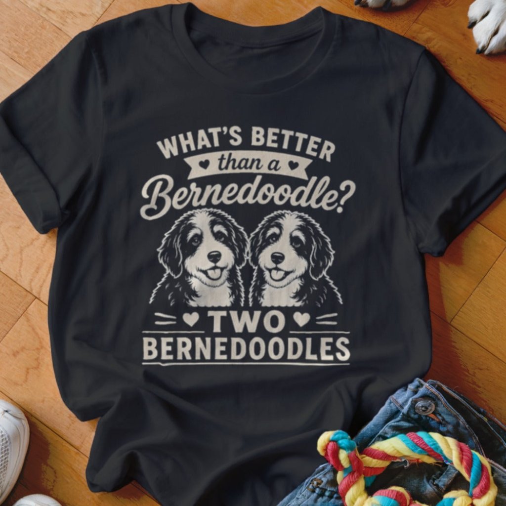 Two Bernedoodles Shirt - The Pawsitive Initiative