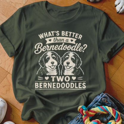 Two Bernedoodles Shirt - The Pawsitive Initiative