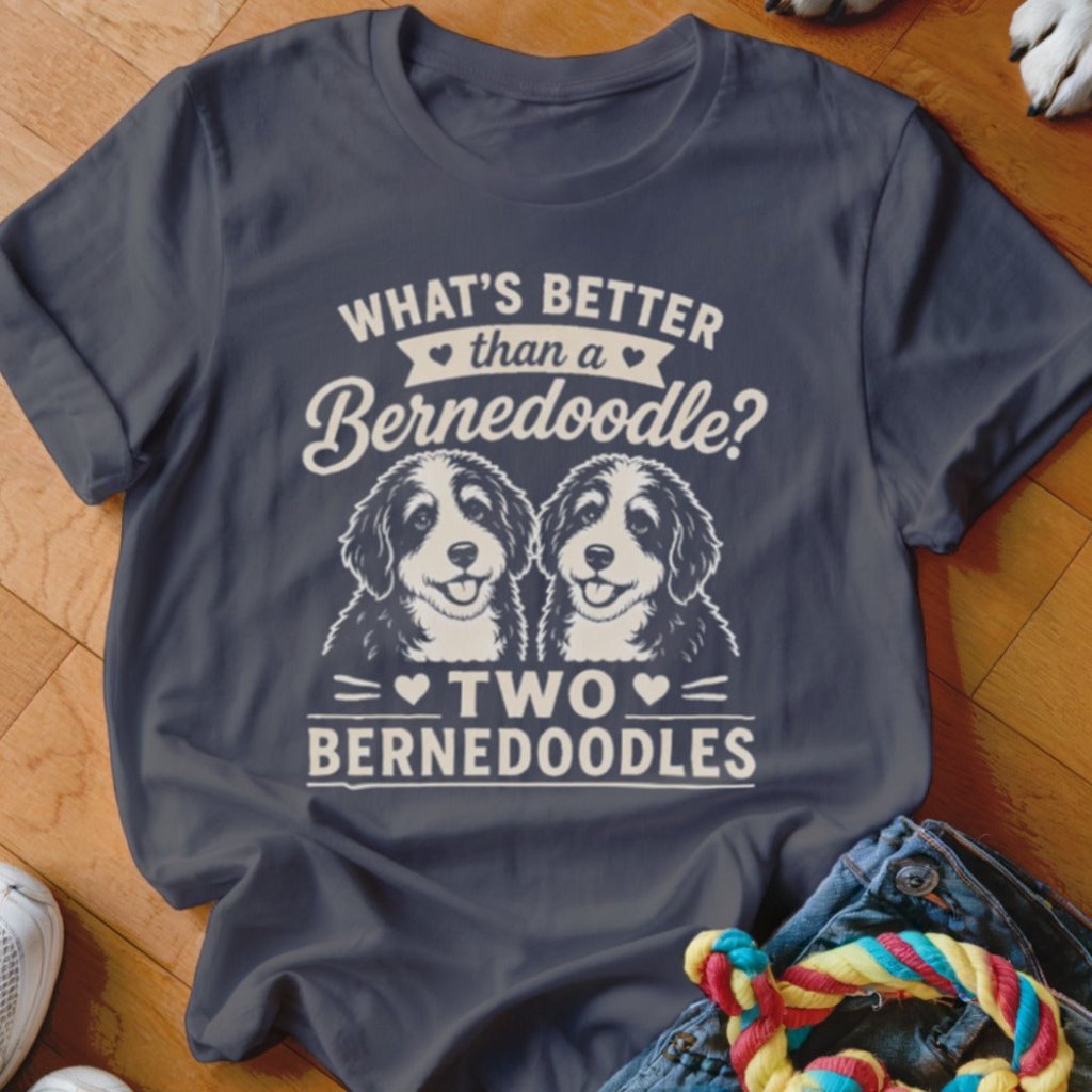 Two Bernedoodles Shirt - The Pawsitive Initiative
