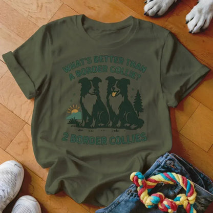 Two Border Collies Shirt - The Pawsitive Initiative