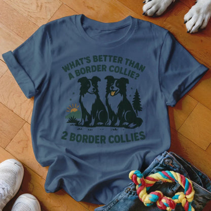Two Border Collies Shirt - The Pawsitive Initiative