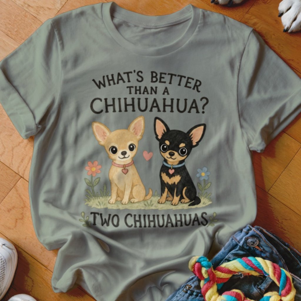 Two Chihuahuas Shirt - The Pawsitive Initiative