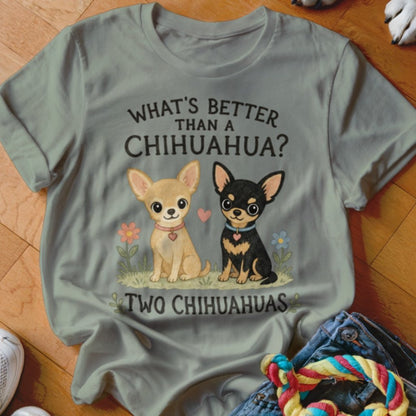 Two Chihuahuas Shirt - The Pawsitive Initiative