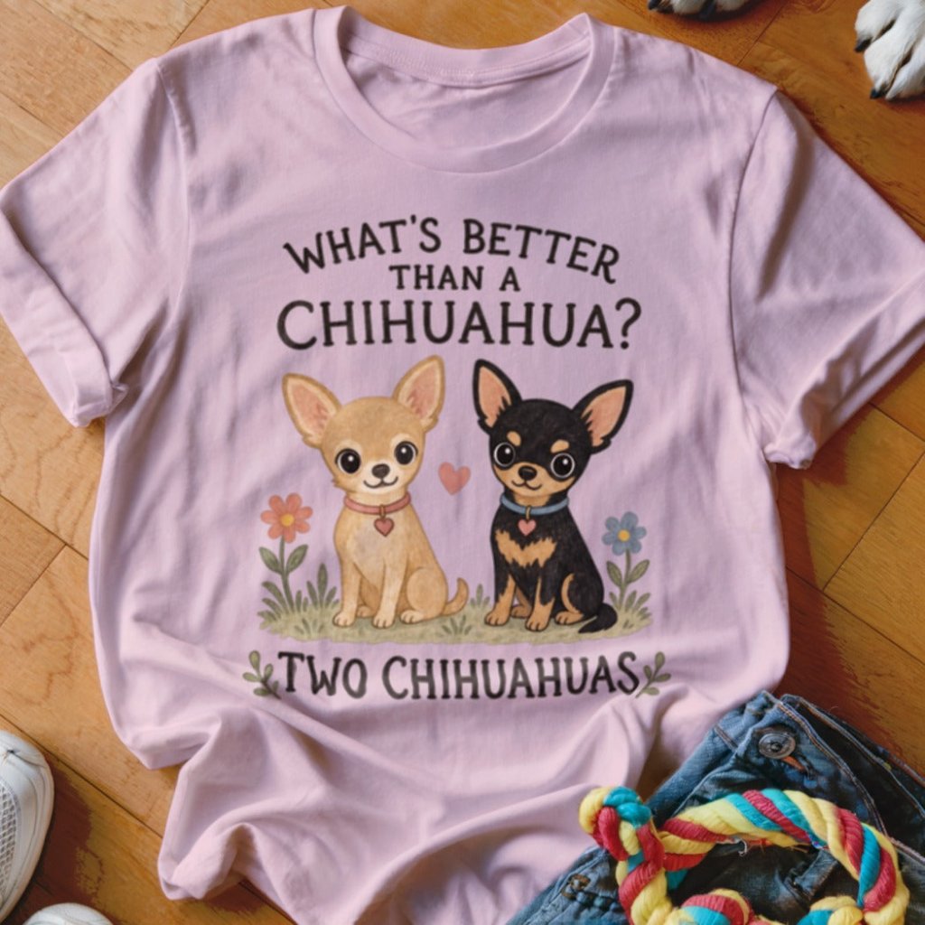 Two Chihuahuas Shirt - The Pawsitive Initiative