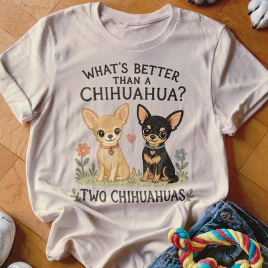 Two Chihuahuas Shirt - The Pawsitive Initiative