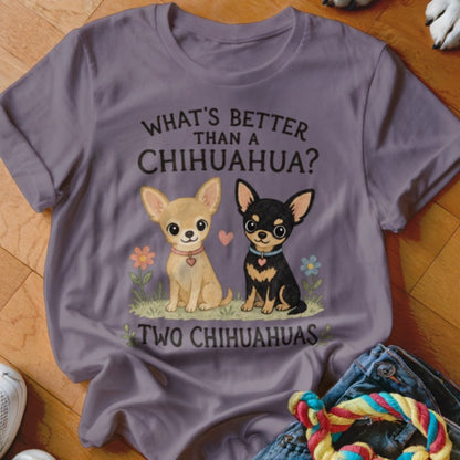 Two Chihuahuas Shirt - The Pawsitive Initiative
