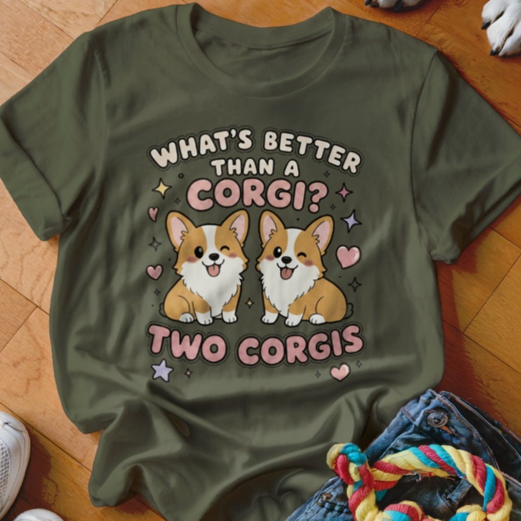 Two Corgis Shirt - The Pawsitive Initiative