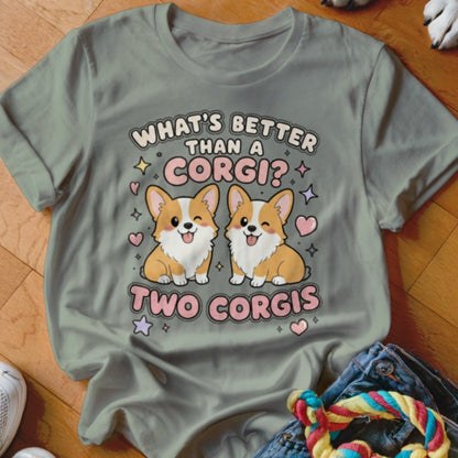 Two Corgis Shirt - The Pawsitive Initiative
