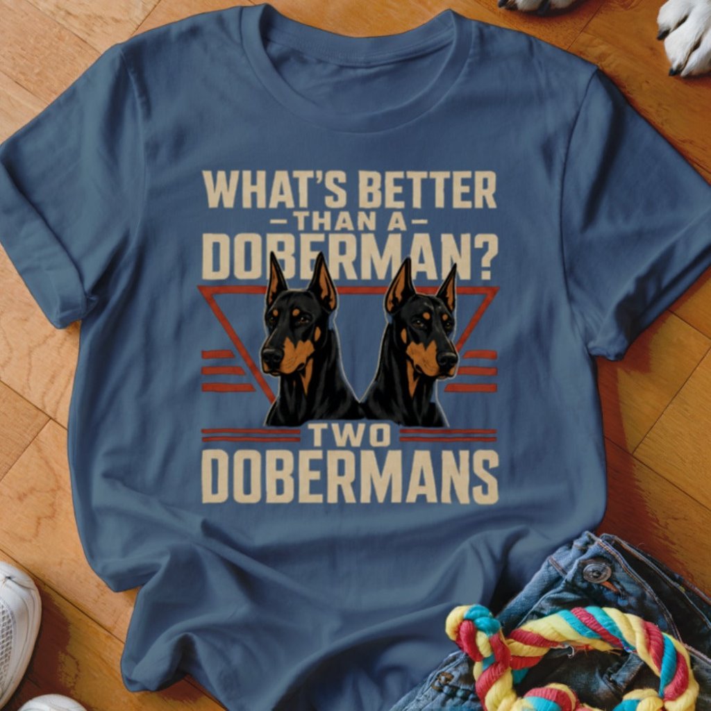 Two Dobermans Shirt - The Pawsitive Initiative