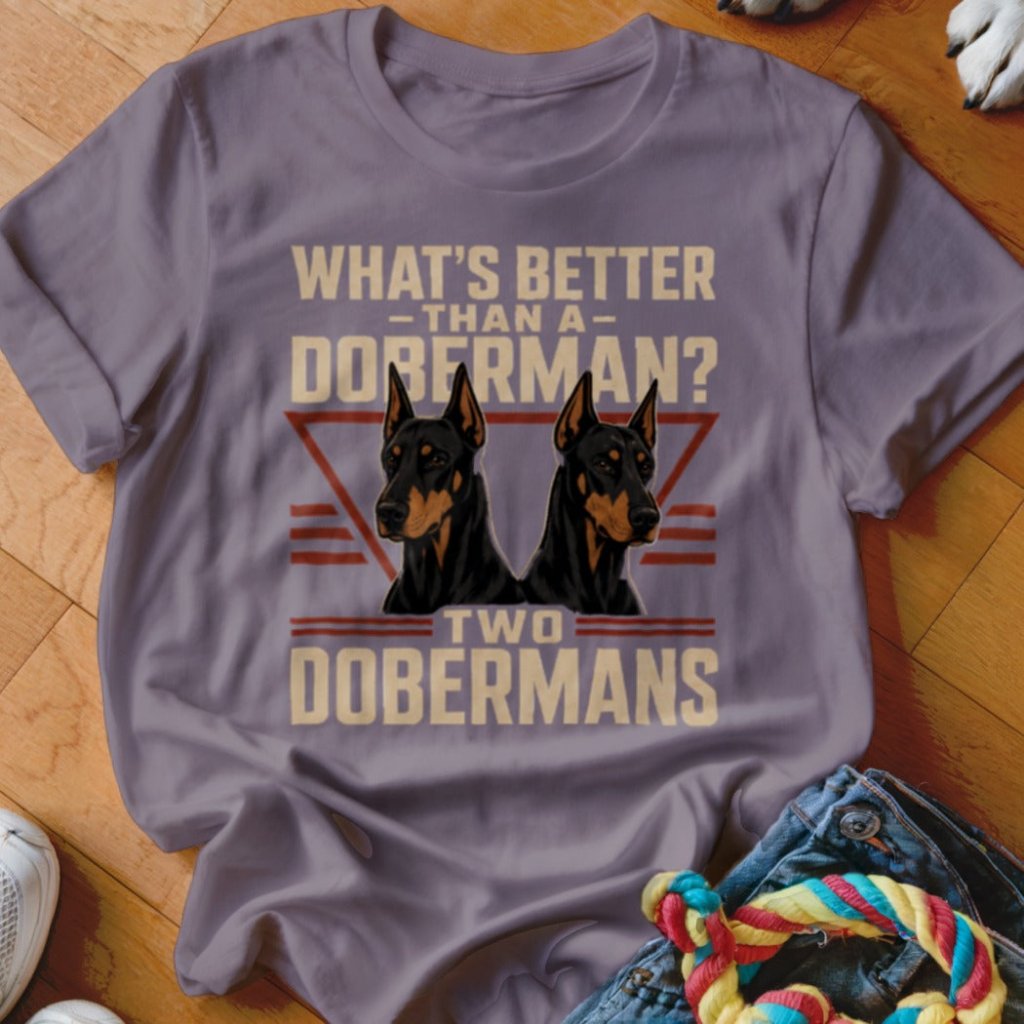 Two Dobermans Shirt - The Pawsitive Initiative