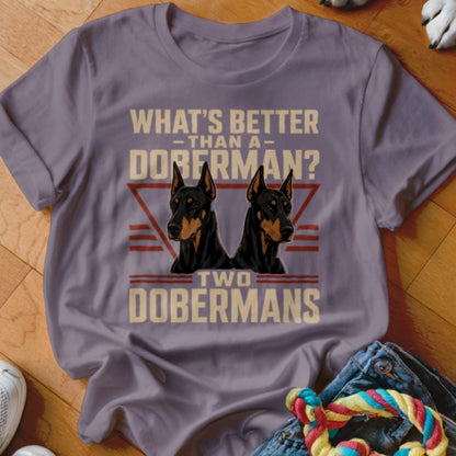 Two Dobermans Shirt - The Pawsitive Initiative