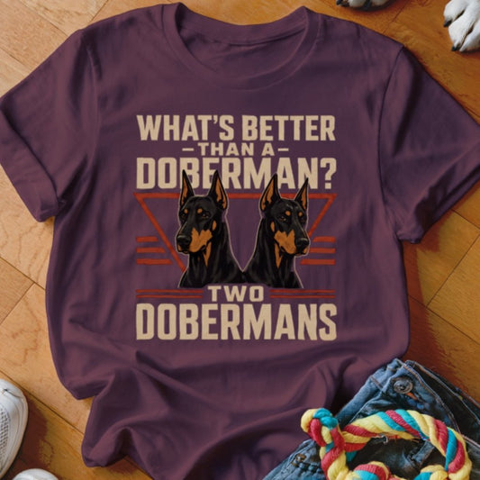 Two Dobermans Shirt - The Pawsitive Initiative