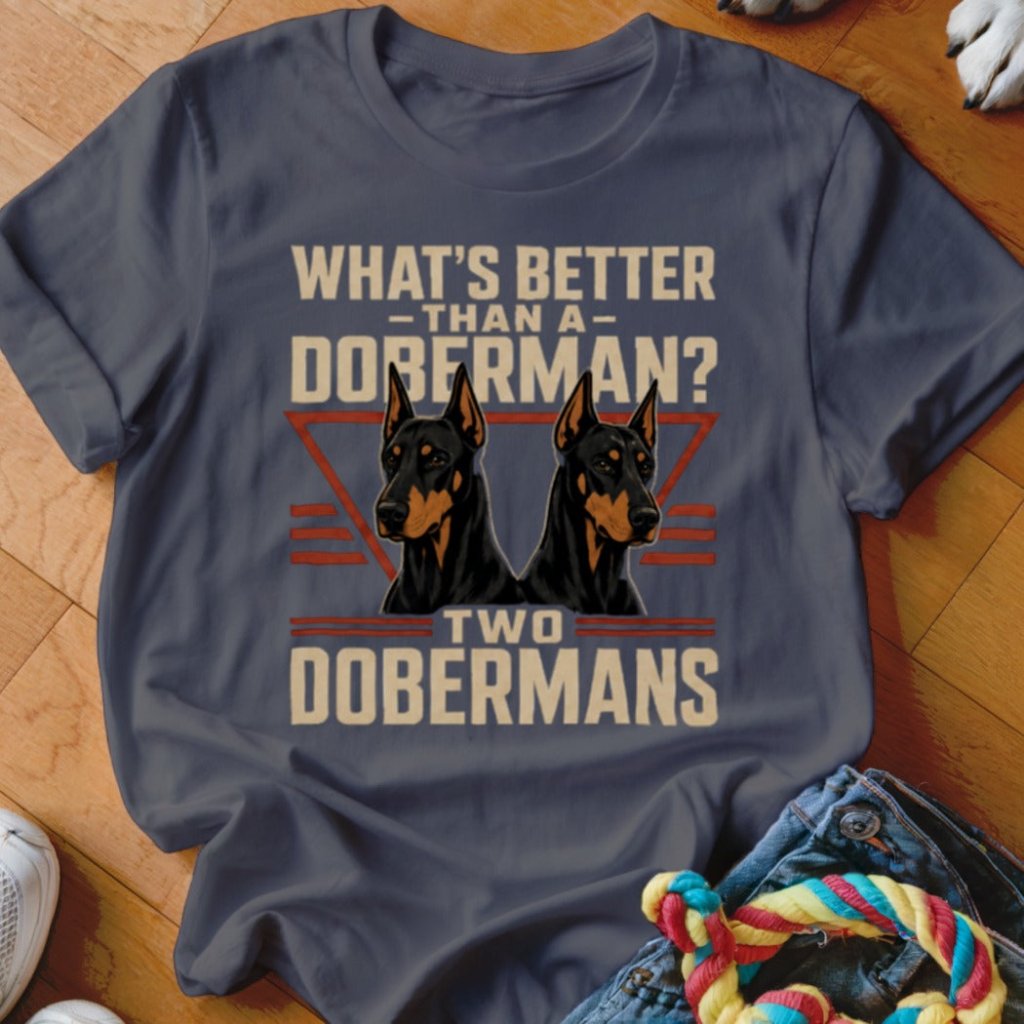 Two Dobermans Shirt - The Pawsitive Initiative