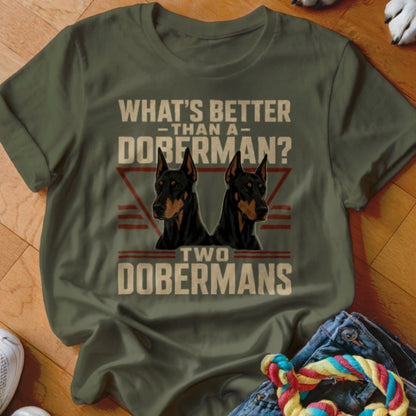Two Dobermans Shirt - The Pawsitive Initiative