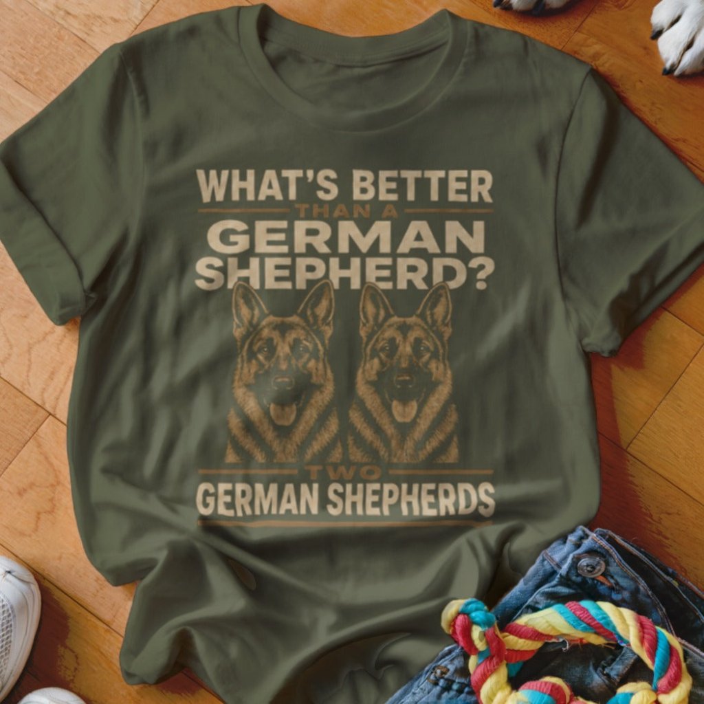 Two German Shepherds Shirt - The Pawsitive Initiative