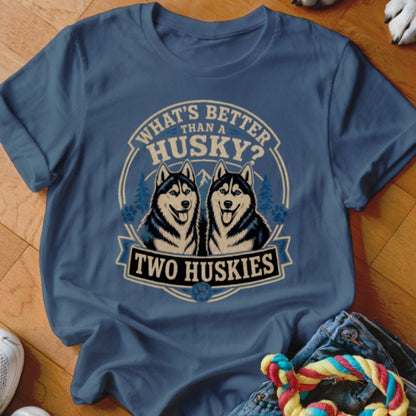 Two Huskies Shirt - The Pawsitive Initiative