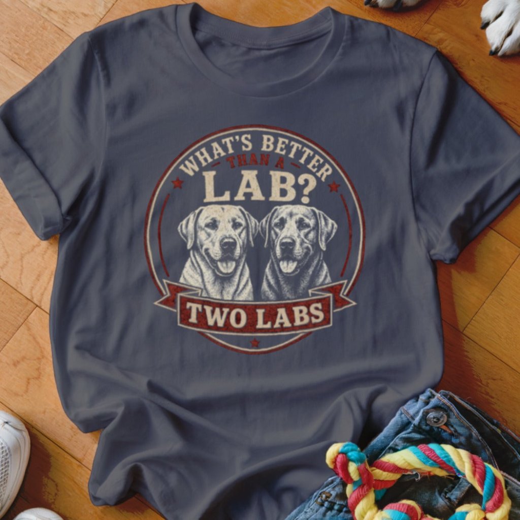 Two Labs Shirt - The Pawsitive Initiative
