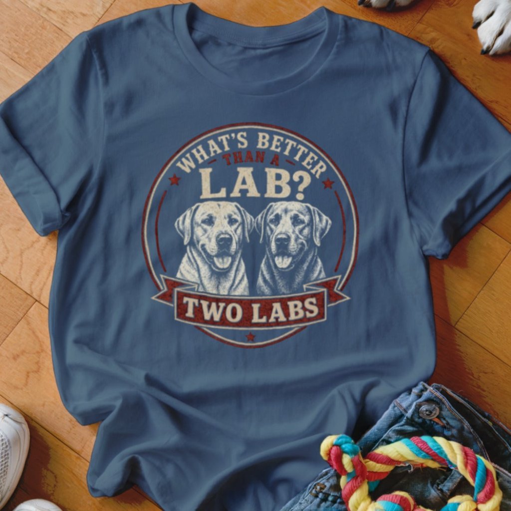 Two Labs Shirt - The Pawsitive Initiative