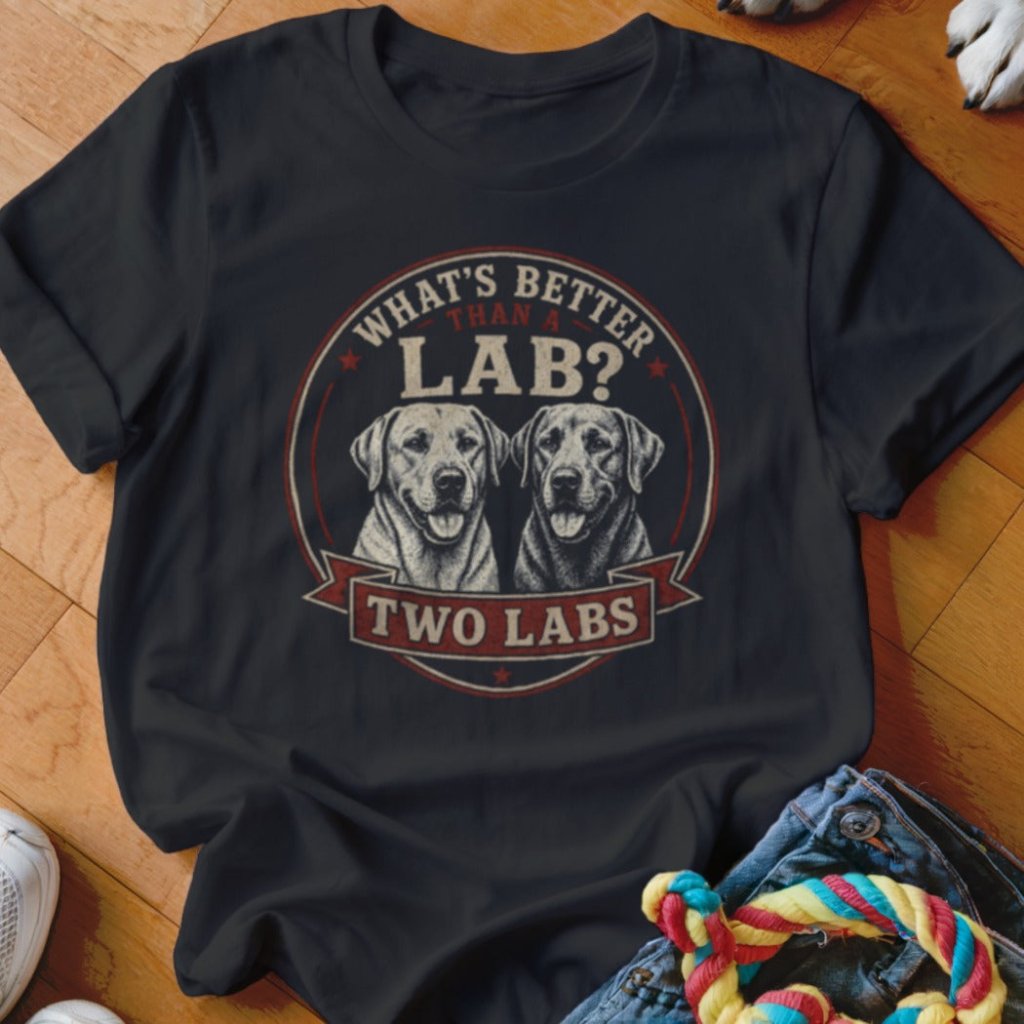 Two Labs Shirt - The Pawsitive Initiative