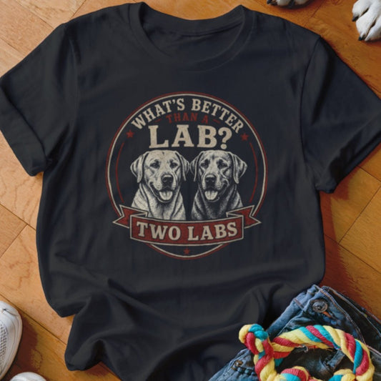 Two Labs Shirt - The Pawsitive Initiative