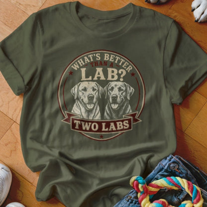 Two Labs Shirt - The Pawsitive Initiative