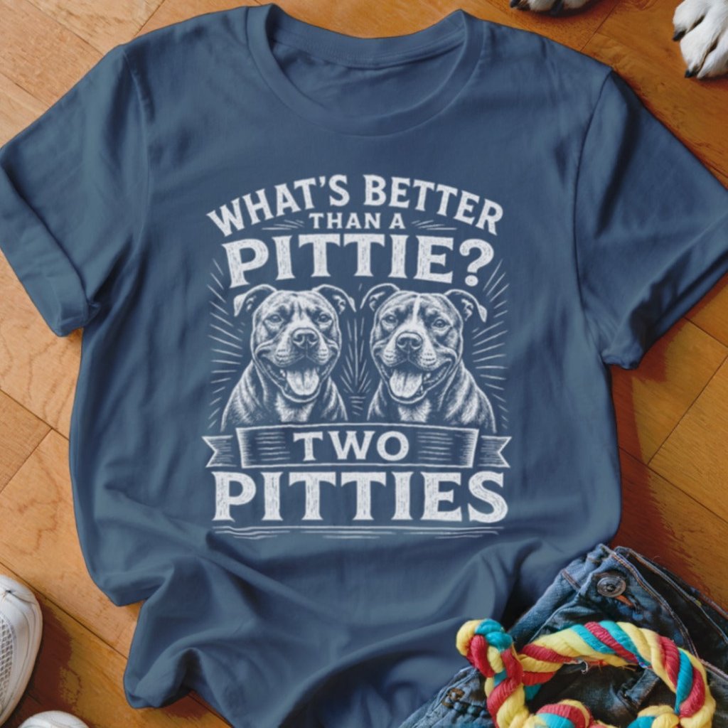 Two Pitties Shirt - The Pawsitive Initiative