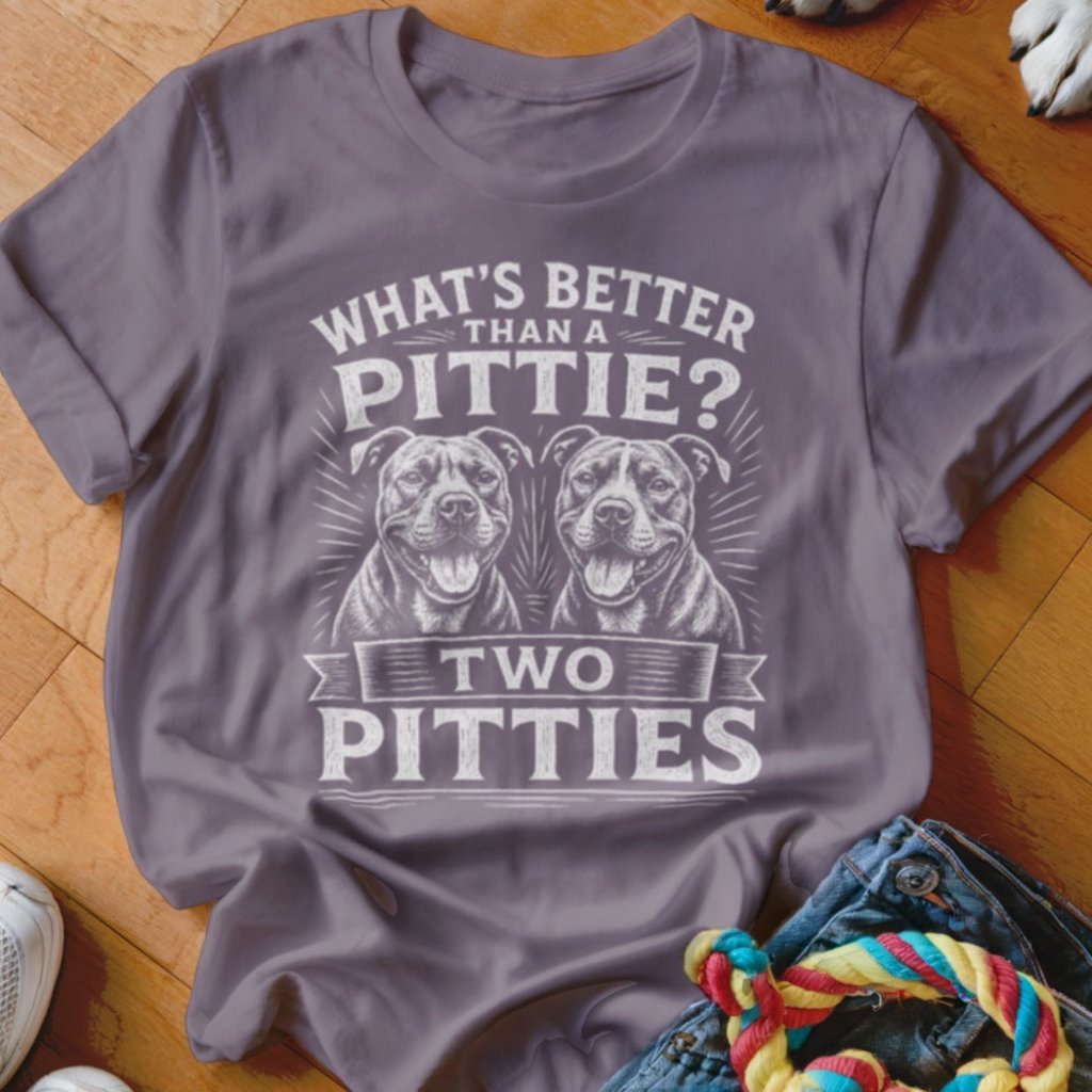 Two Pitties Shirt - The Pawsitive Initiative