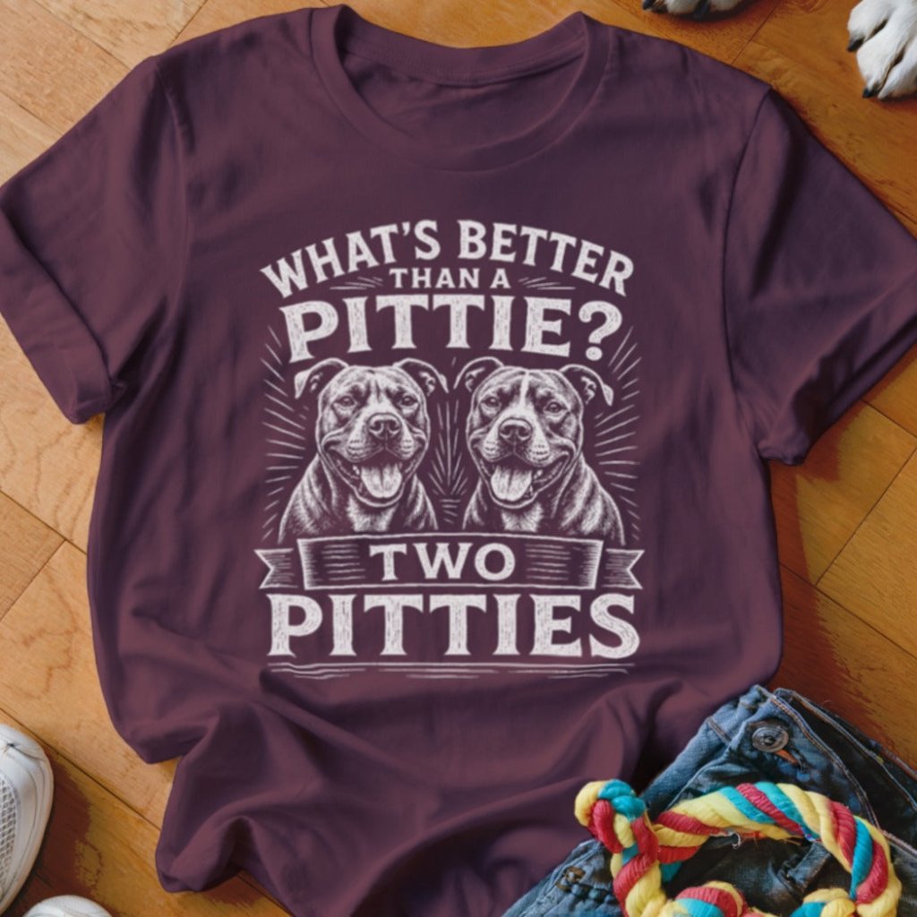 Two Pitties Shirt - The Pawsitive Initiative