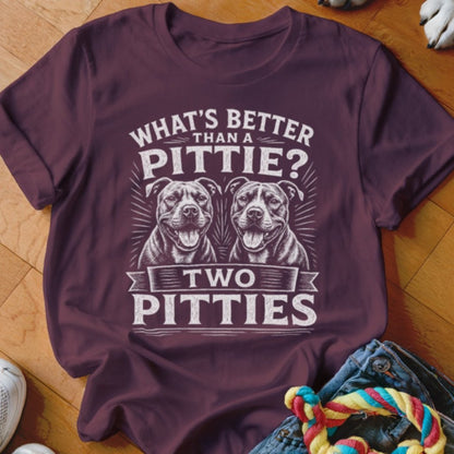 Two Pitties Shirt - The Pawsitive Initiative