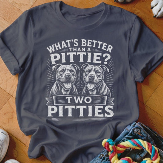 Two Pitties Shirt - The Pawsitive Initiative