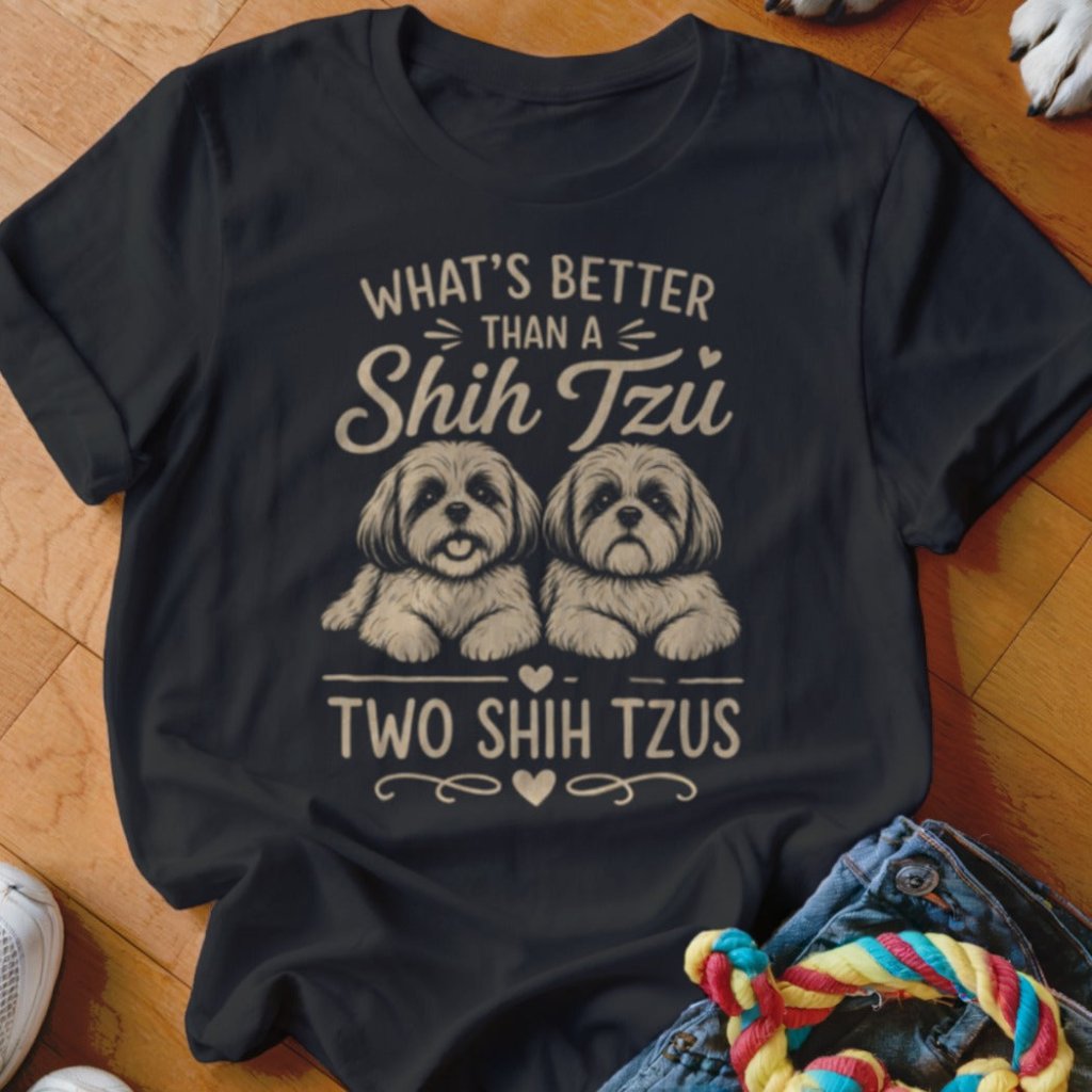 Two Shih Tzus Shirt - The Pawsitive Initiative