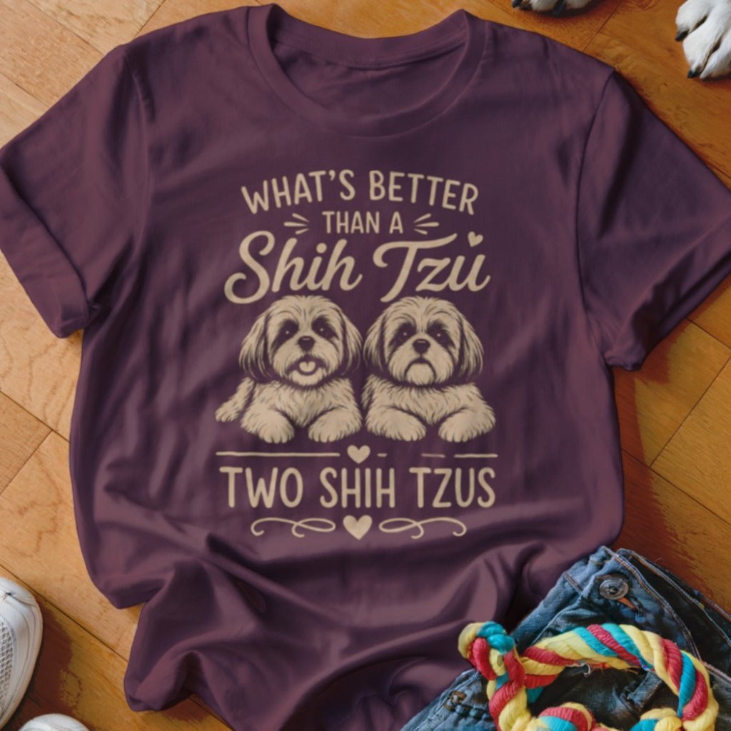 Two Shih Tzus Shirt - The Pawsitive Initiative
