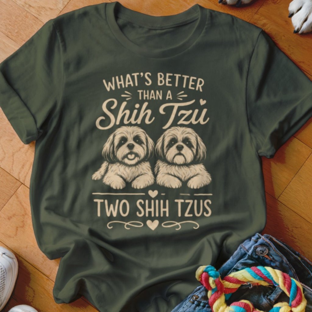 Two Shih Tzus Shirt - The Pawsitive Initiative