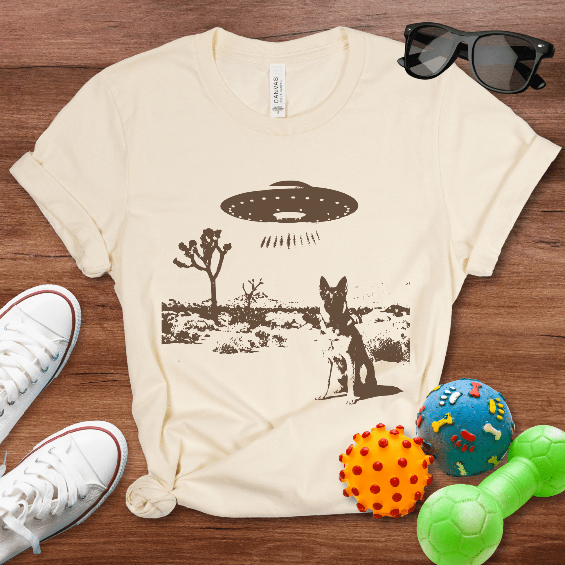 UFO Shepherd Shirt - The Pawsitive Initiative