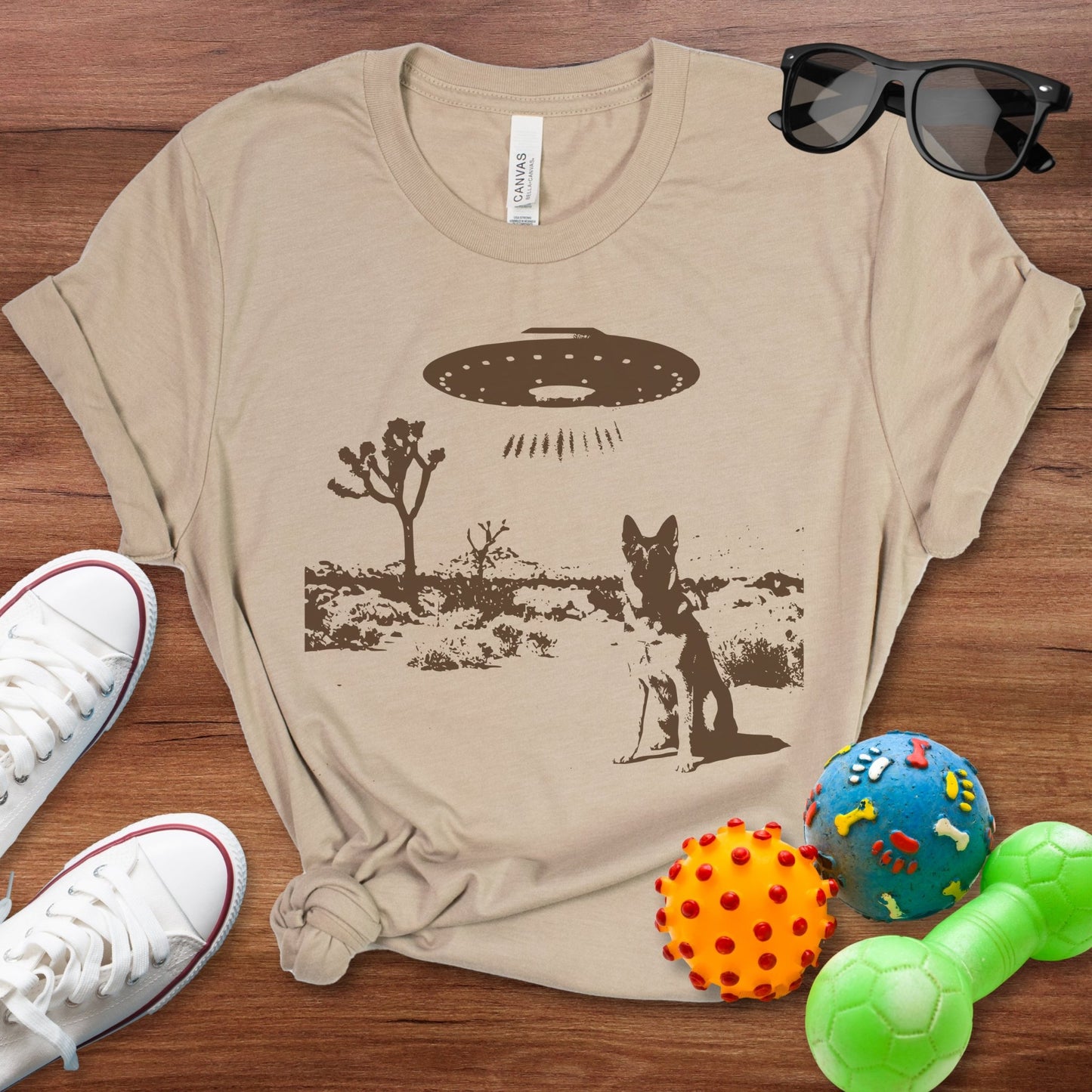 UFO Shepherd Shirt - The Pawsitive Initiative