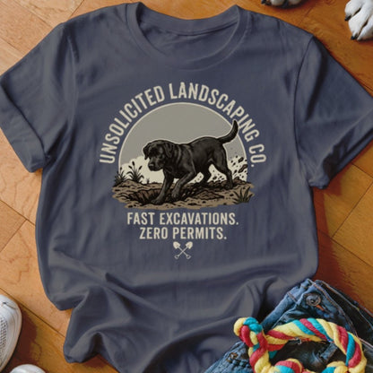 Unsolicited Landscaping Black Lab Shirt - The Pawsitive Initiative