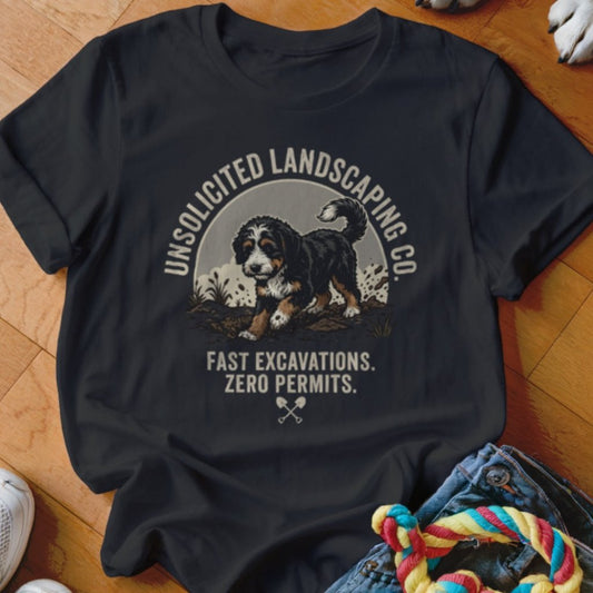 Unsolicited Landscaping Co Aussiedoodle Shirt - The Pawsitive Initiative