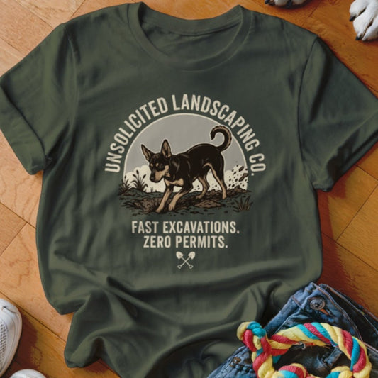 Unsolicited Landscaping Co Carolina Dog Shirt - The Pawsitive Initiative