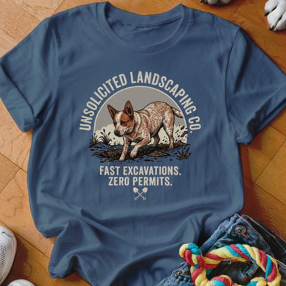 Unsolicited Landscaping Co Cattle Dog Shirt - The Pawsitive Initiative