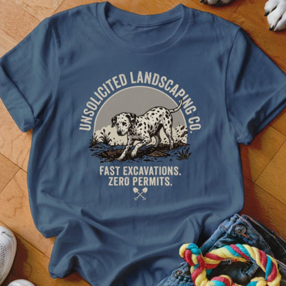 Unsolicited Landscaping Co Dalmatian Shirt - The Pawsitive Initiative