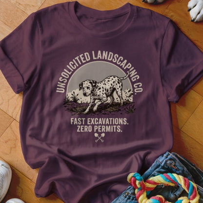 Unsolicited Landscaping Co Dalmatian Shirt - The Pawsitive Initiative