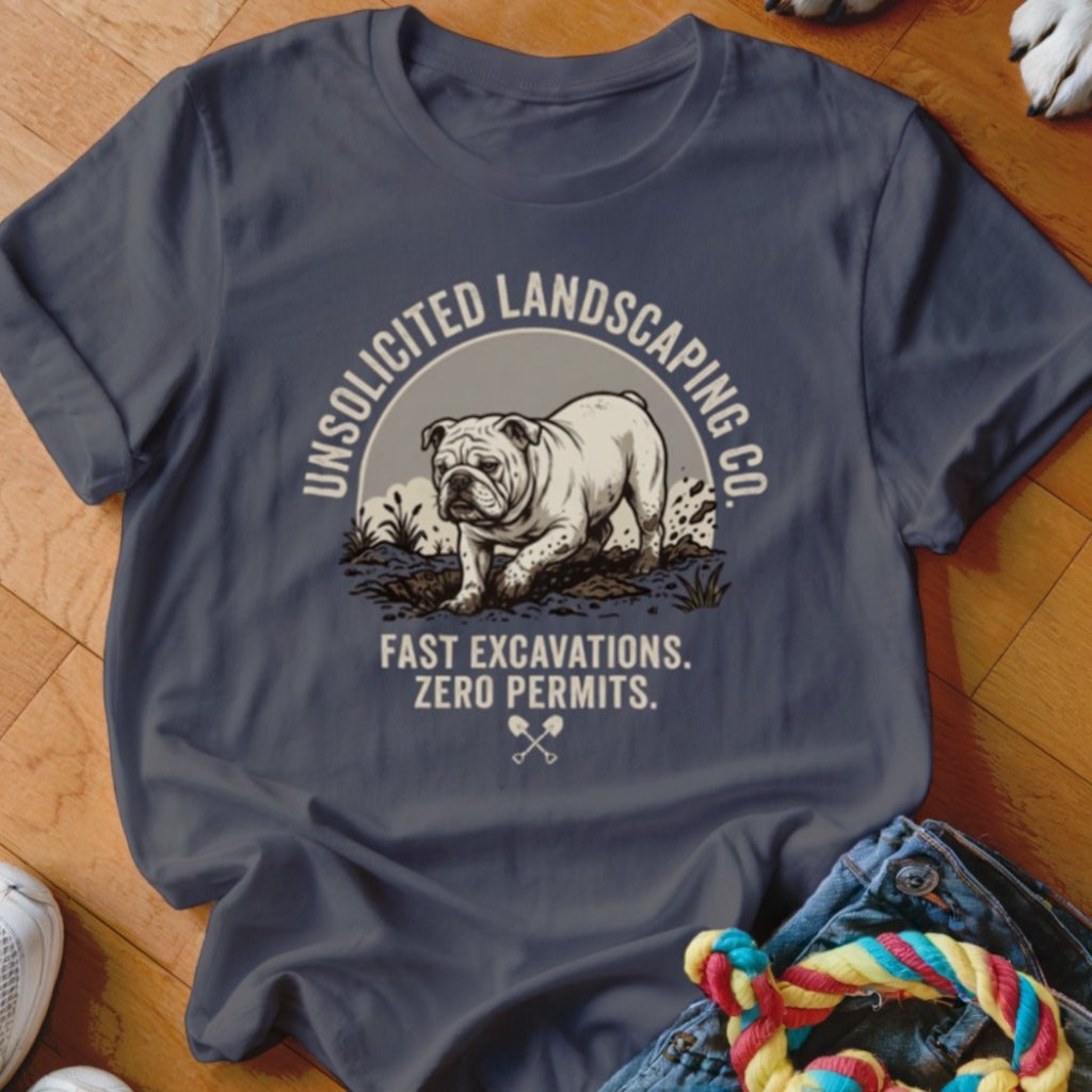 Unsolicited Landscaping Co English Bulldog Shirt - The Pawsitive Initiative