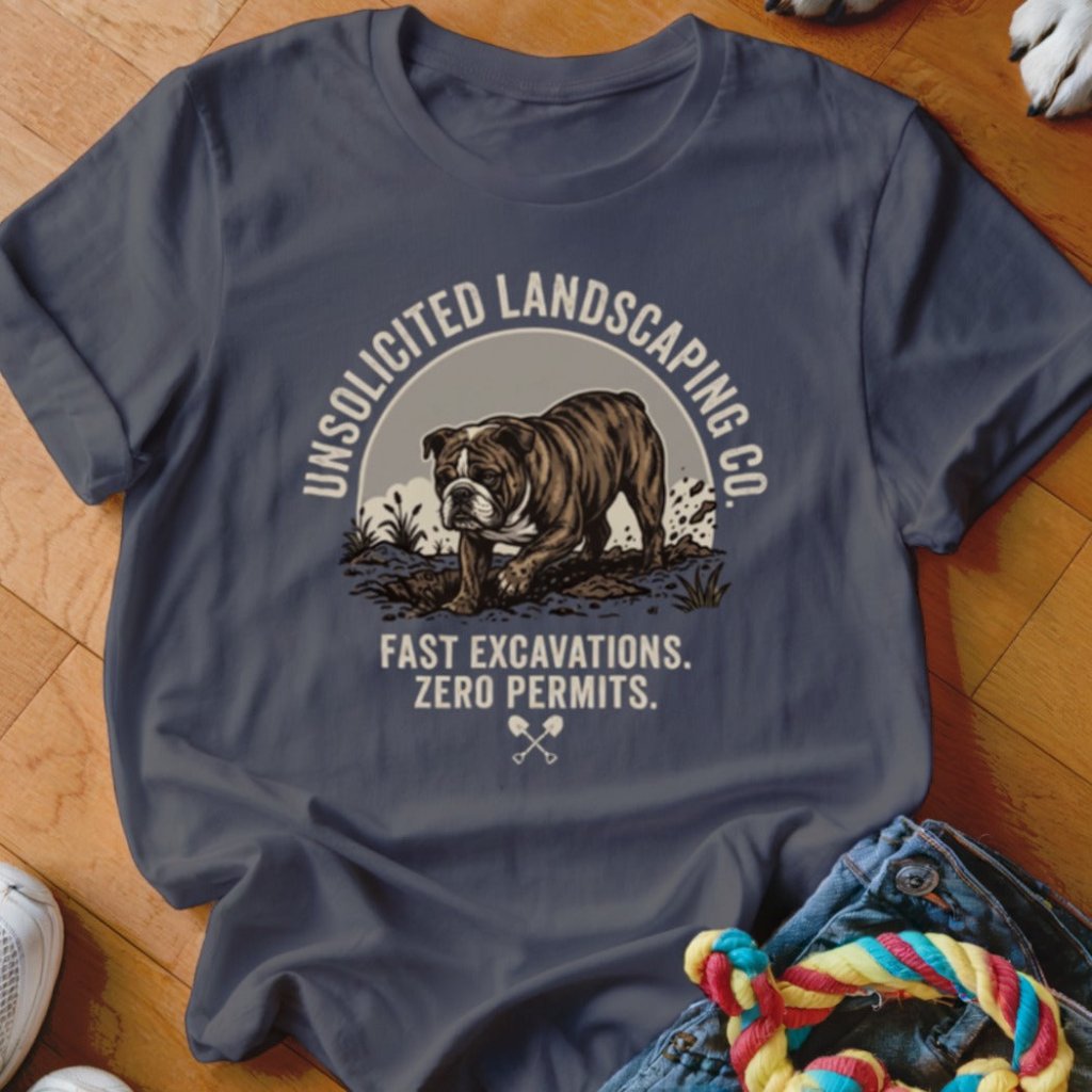 Unsolicited Landscaping Co English Bulldog Shirt - The Pawsitive Initiative